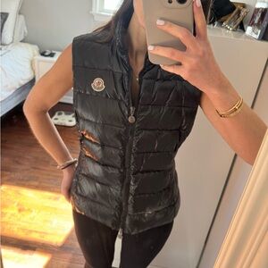 Black Moncler vest!